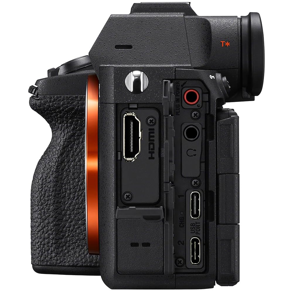 Sony ILCE-7M5M/B a7 V Full-Frame Mirrorless Camera with 28-70mm II Lens Bundle with FE 50mm F1.8 Lens, Flash Speedlight, 72" Monopod, 64GB Card, Corel Photo Video Suite, Deco Photo Camera Bag + More