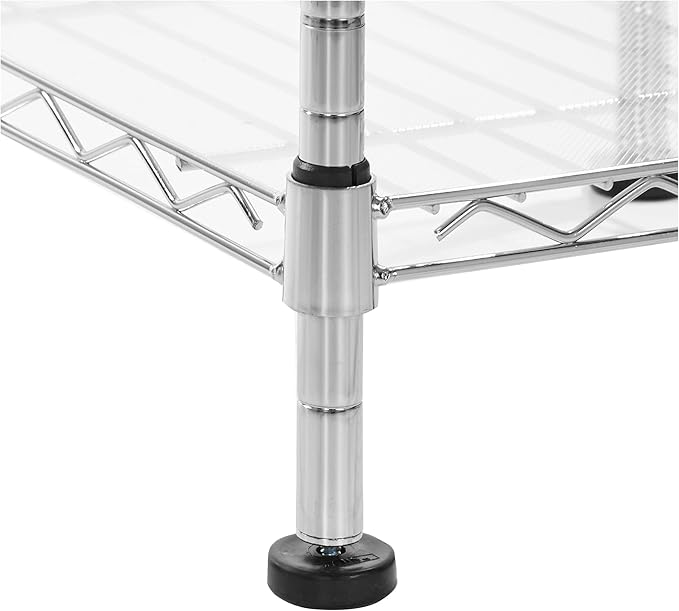 Amazon Basics Expandable Adjustable Metal Closet Organizer