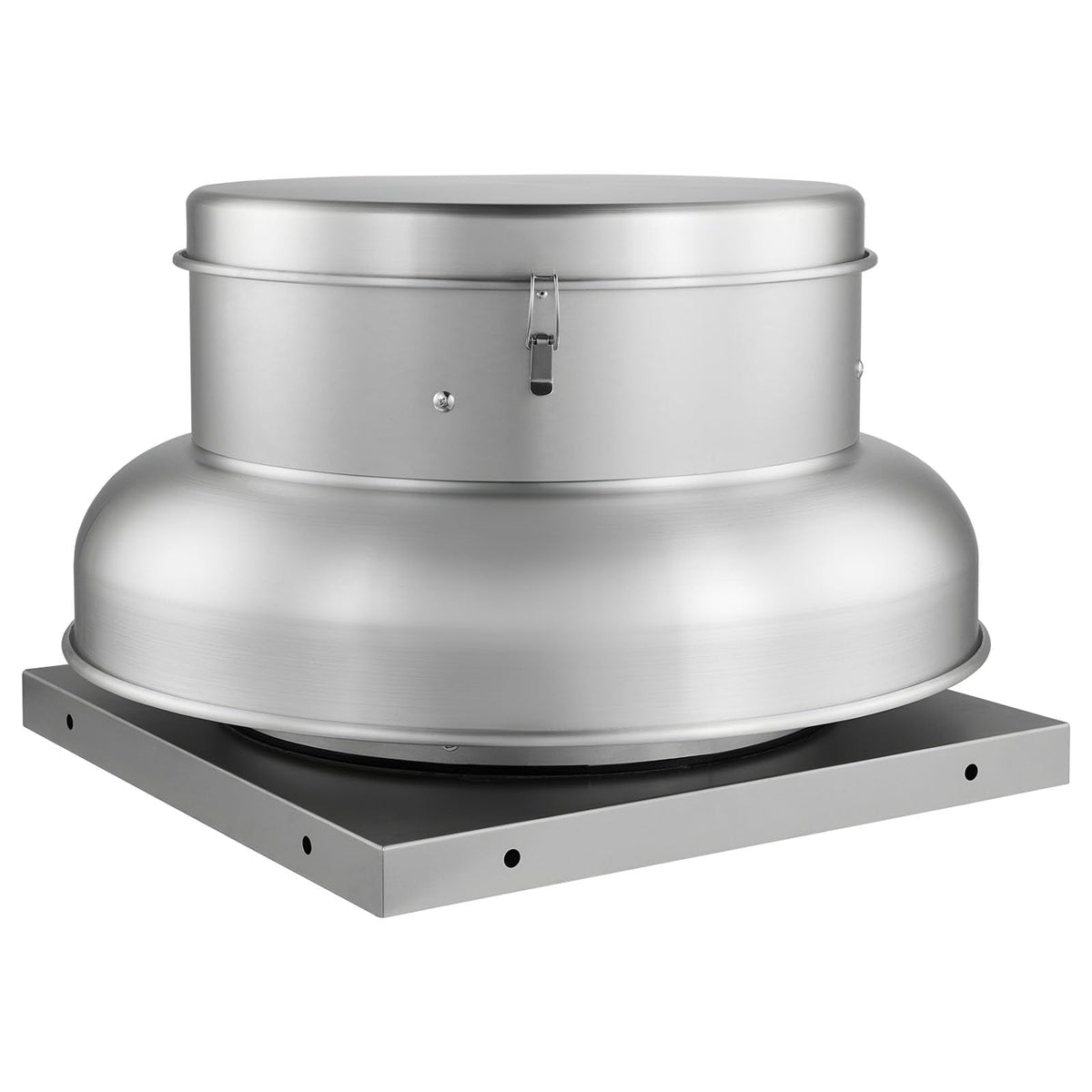 VEVOR Roof Exhaust Fan, 1500CFM & 2600CFM Adjustable Speed Control Attic Vent Fan with High-Power Motor, 24.8inch Fan Base Heavy-Duty Aluminum Alloy, Compact for Garage,Kitchen,Bathroom,Silver