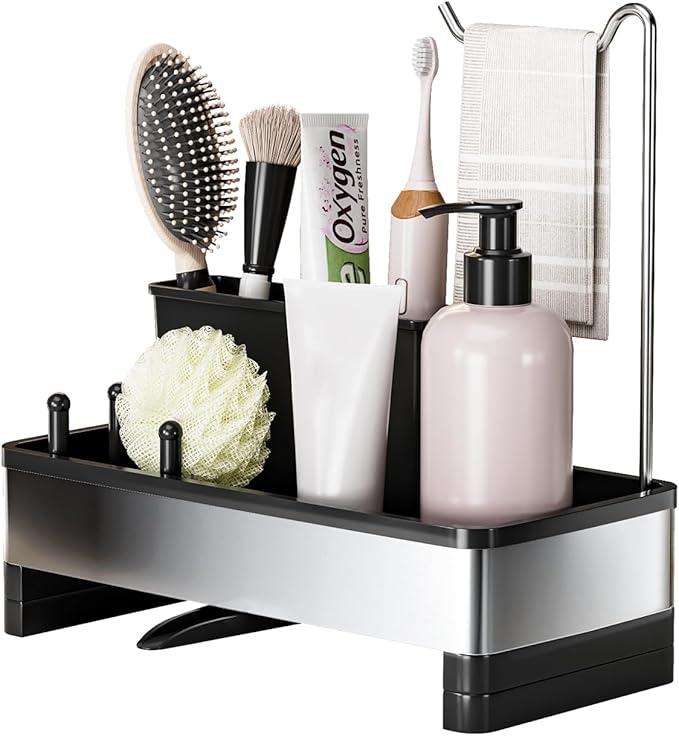 Ewaiira Stainless Steel Sink Caddy, Sponge Holder