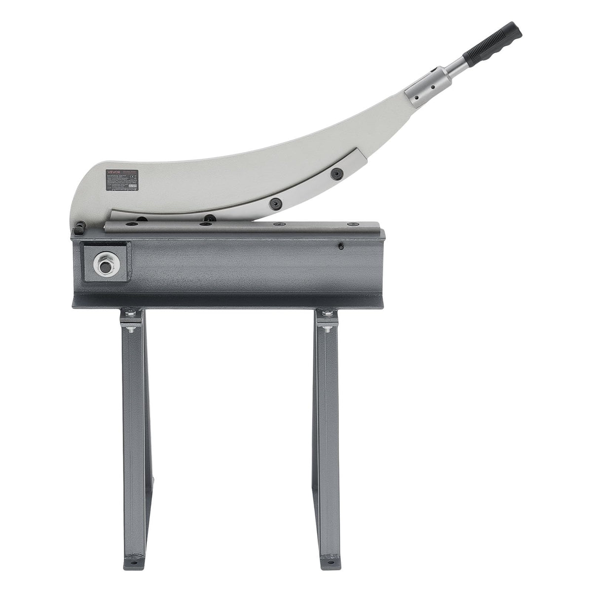 VEVOR Guillotine Shear, 20 in Bed Width Benchtop Cutter, Manual Hand Plate Shear for Metal Sheet Processing, with Q235 Material, High Precision, Stand, for PCB Board, Aluminum, Steel, Copper, Plastic