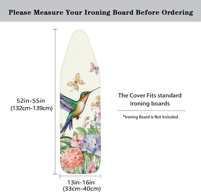 ZDCUSTOM Ironing Board Cover Adjustable Eleastic Edge Fit Decoration Table Top