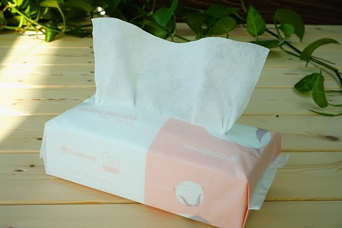 Extra Thick Dry Wipe, Disposable Face Drying Towel 100% Cotton, Lint-Free