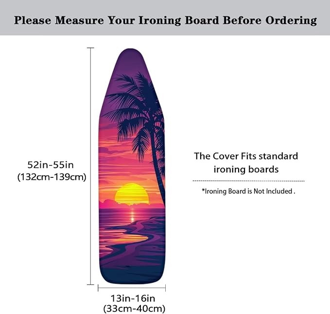 Sunset Palm Ironing Board Cover
