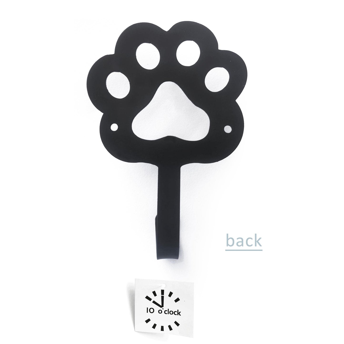 10 o'clock Key Holder & Dog Leash Holder, Metal Wall Hook for Hanging ,4×6 inch(Set of 3),Dog/Cat Mom Gifts Leash Holder for Entryway, Hallway, Kitchen, Office Decoration