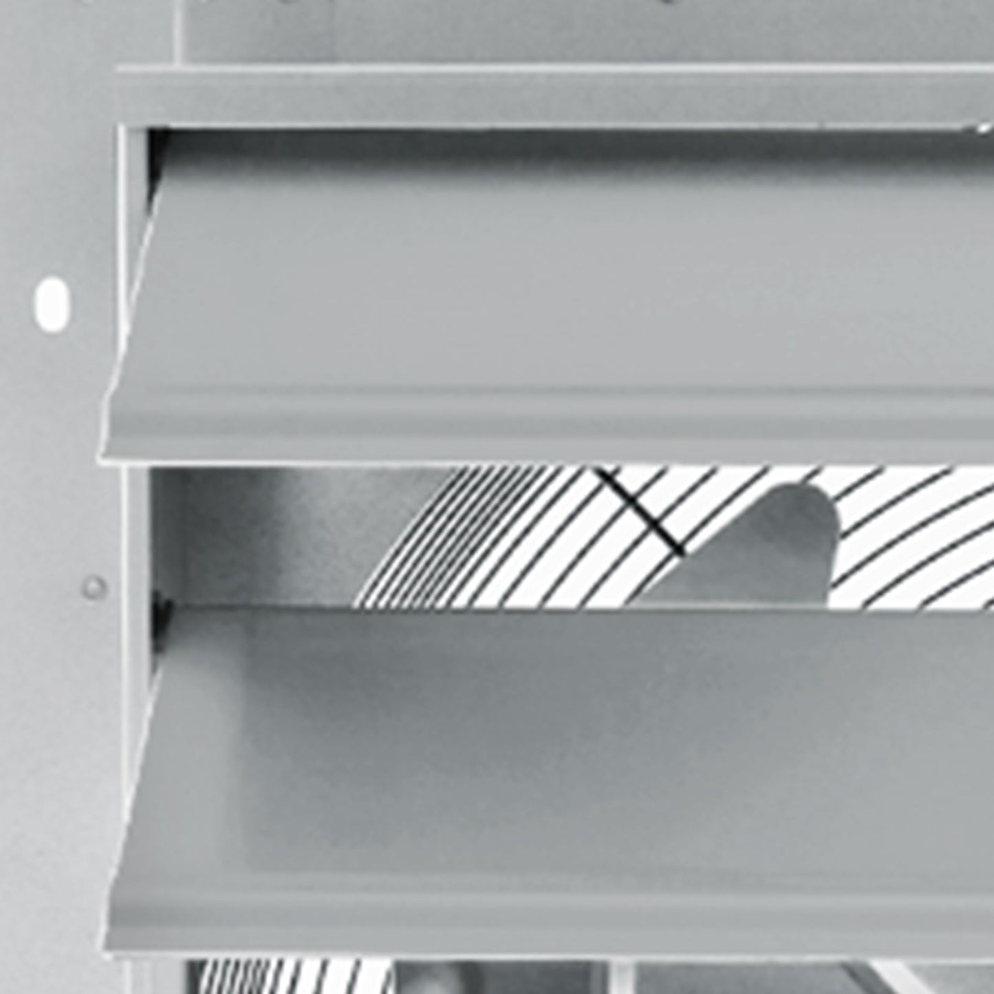 SierraSquad 20 Inch Wall Mounted Shutter Exhaust Fan – 3500 CFM, 1500 RPM High Velocity, Low Noise, Automatic Aluminum Ventilation Fan for Greenhouse, Attic, Shop, Shed & Commercial Use