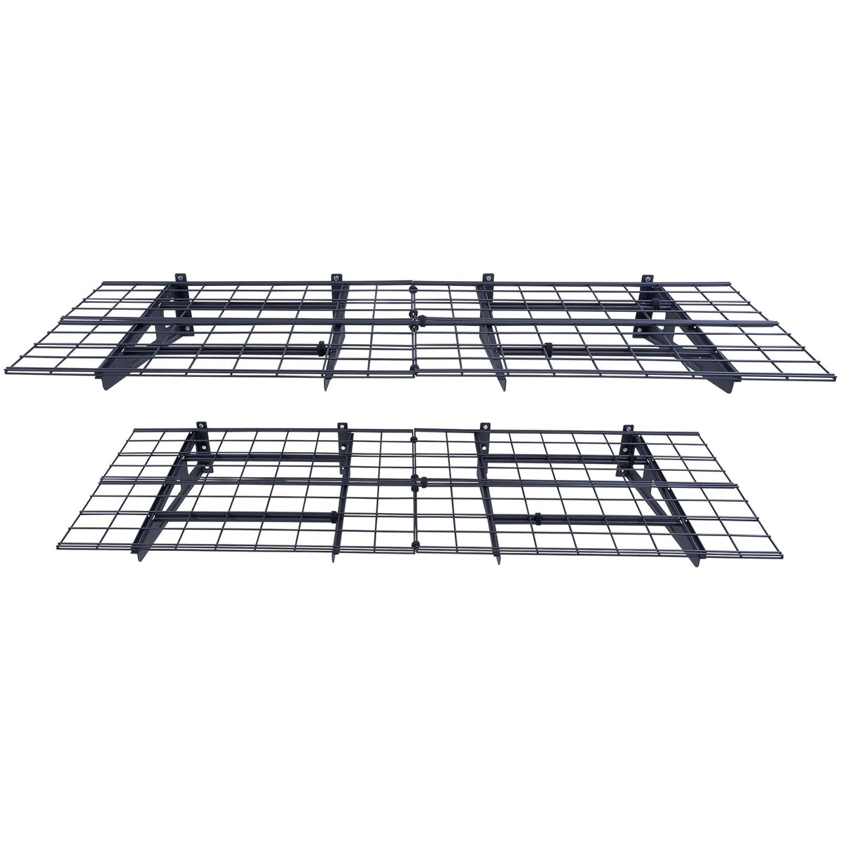 VEVOR 2 x 6 ft Garage Shelving Wall Mounted, 2 Pack Heavy Duty Wall Shelves 1000lbs Capacity, Garage Storage Rack Floating Shelves for Shop, Shed, Storage