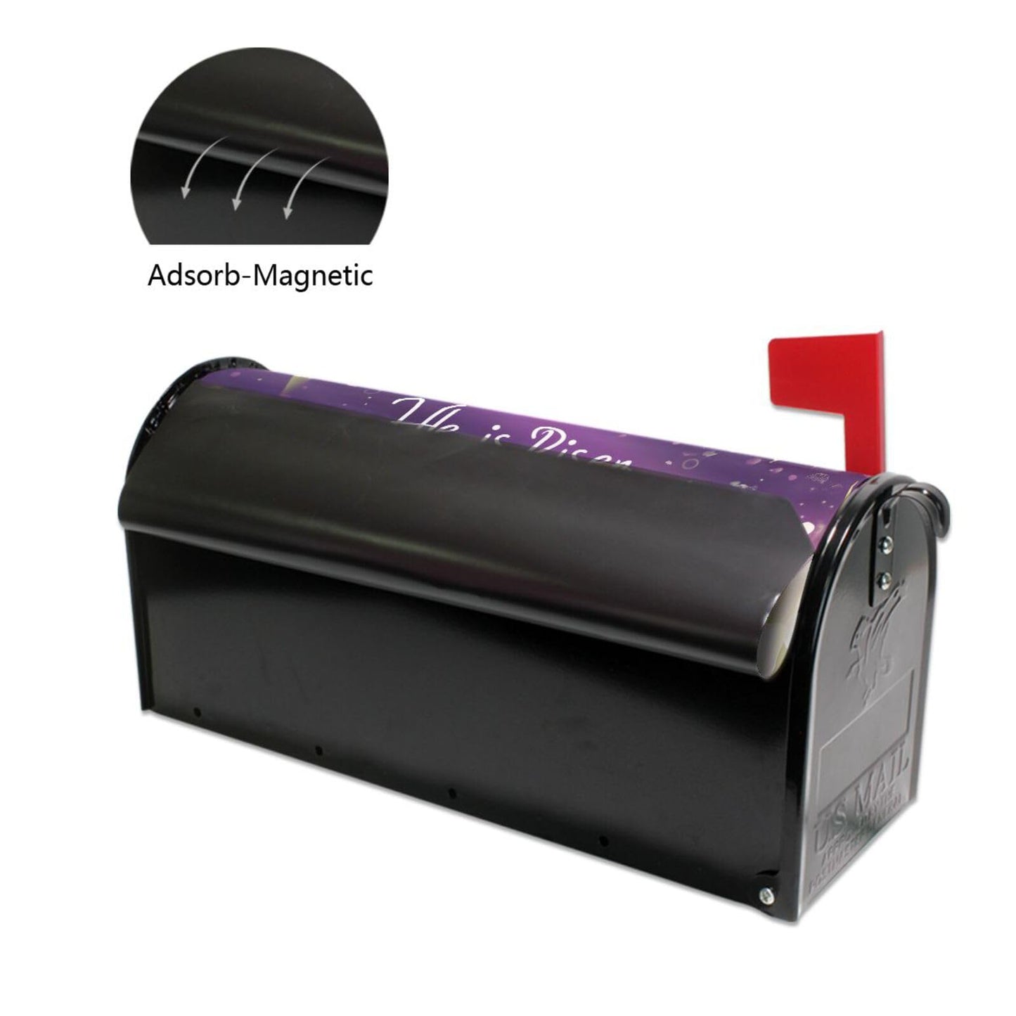 ALAZA He is Risen Easter Lily Flowers02 Magnetic Mailbox Cover MailWraps Garden Yard Home Decor for Outside Oversized-25.5" x20.8"