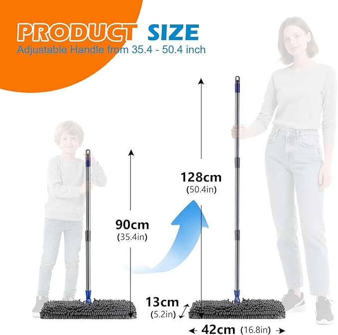 Mops for Floor Cleaning, Masthome Flat Dust Mop