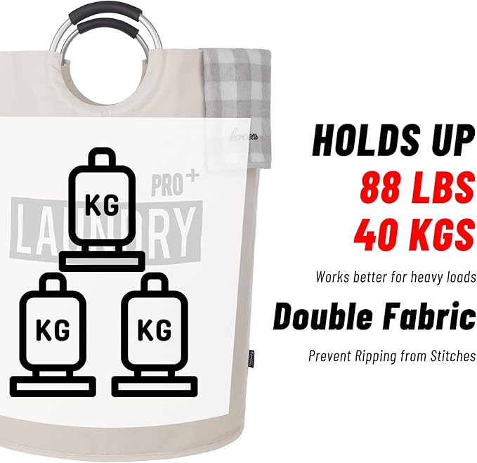 Caroeas Super Large 150L Laundry Basket Pro, Waterproof Laundry Hamper