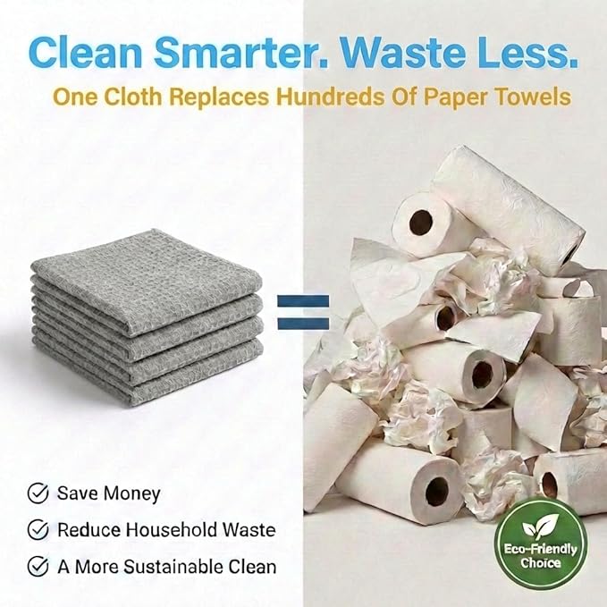 Waffle Weave Microfiber Cloths