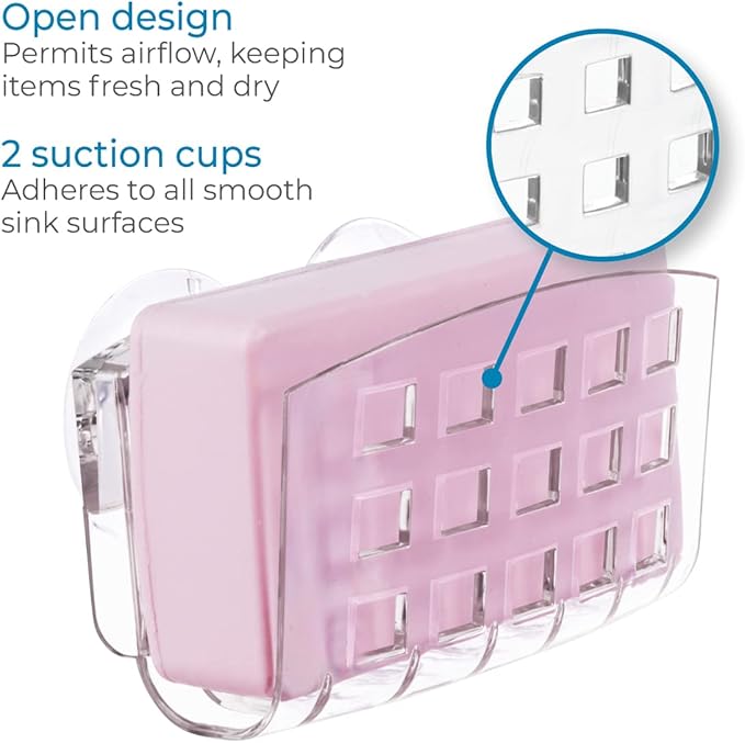 iDesign BPA-Free Plastic Sponge Holder