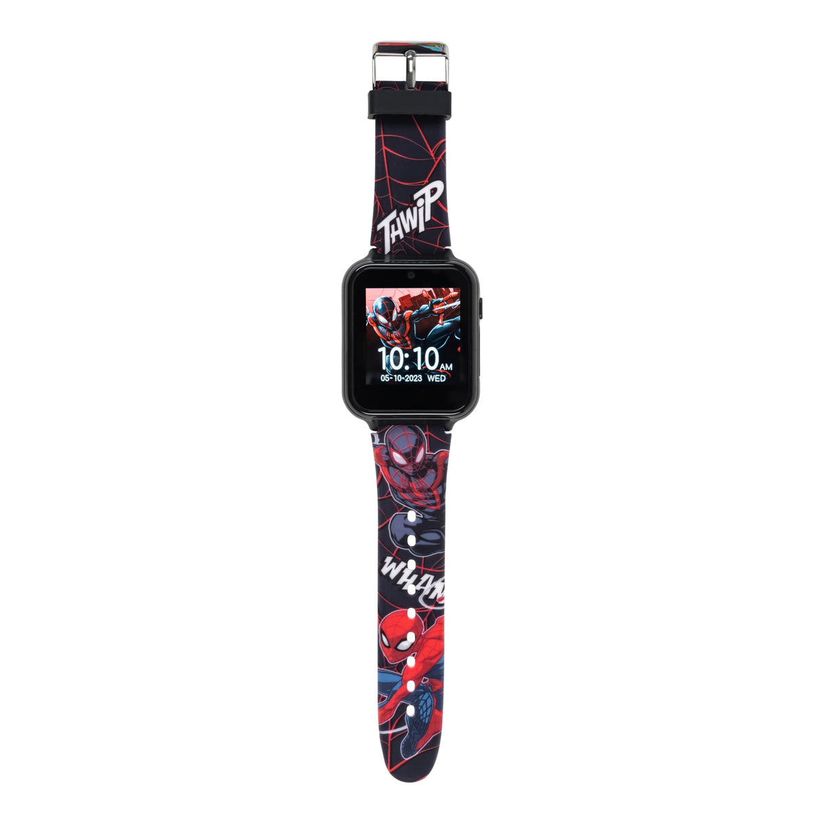 Marvel Spider-Man Kids Smart Watch – Touchscreen Interactive Watch with 10 Customizable Clock Faces, Built-in Camera, Video Recorder, Alarm, Calculator, Games & Pedometer – Fits Wrists 5.5" to 8"