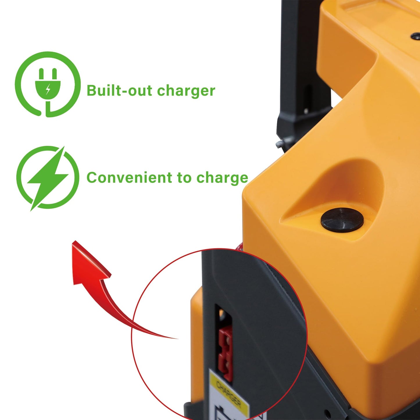 Apollo Full Electric Pallet Truck Heavy Duty Mini Truck Walkie Pallet Jack for Narrow Scene 3300lbs Capacity 48" x 27" Fork