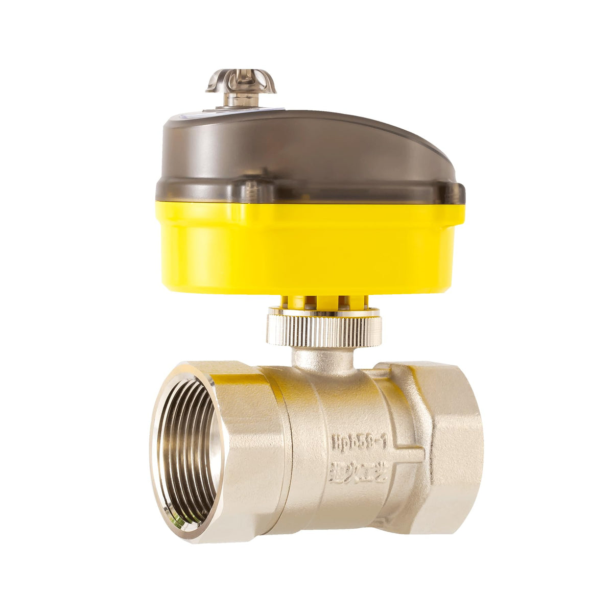 Smart Electric Ball Valve 1 inch Full bore Ball Valve Tuya APP Smart WiFi Water Shut-Off Valve, Actuator 24V AC110V-230V Power Adapter and Automatic Return Setting. Smart Timer Water Valve DN25MM