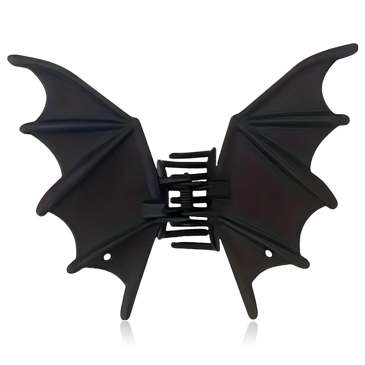 Halloween Bat Hair Clips for Women Girls, Black Y2K Punk Metal Gothic Bat Hair Clip for Halloween Hair Accessories Decorations