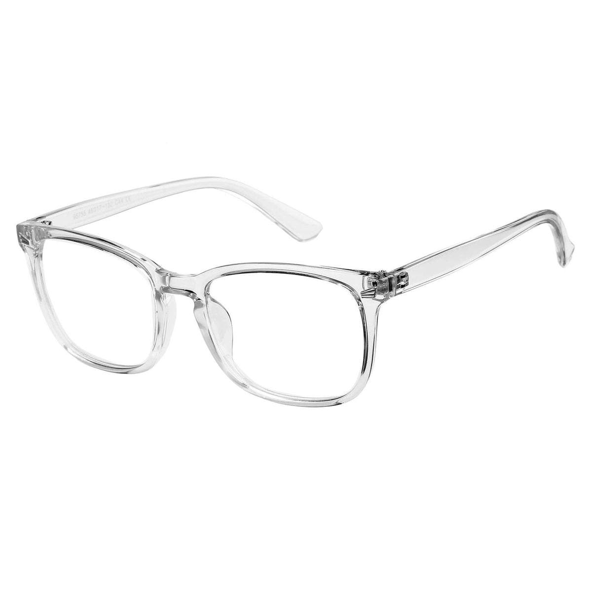 Hycredi Kids Blue Light Blocking Glasses,Anti Eyestrain & UV Protection, Computer Gaming TV Phone Glasses for Boys Girls (Transparent)