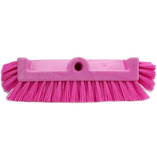 SPARTA Multi-Level Tile Scrub Brush 12" Wide Brush Head, Heavy-Duty Tile