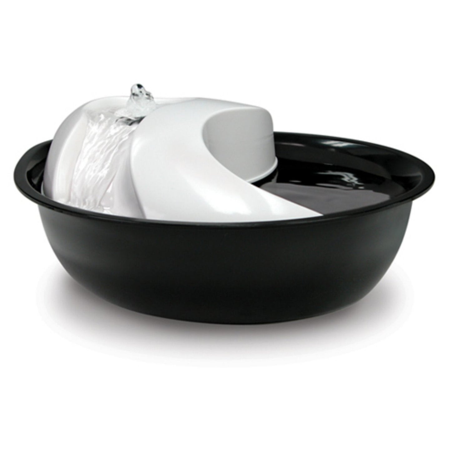 Pioneer Pet Raindrop Ceramic Drinking Fountain for Pets, White