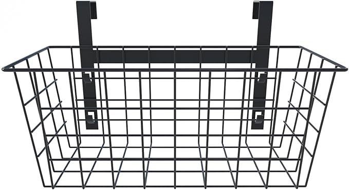 MaraFansie Hanging Kitchen Baskets Wire Storage Basket Over the Cabinet Door