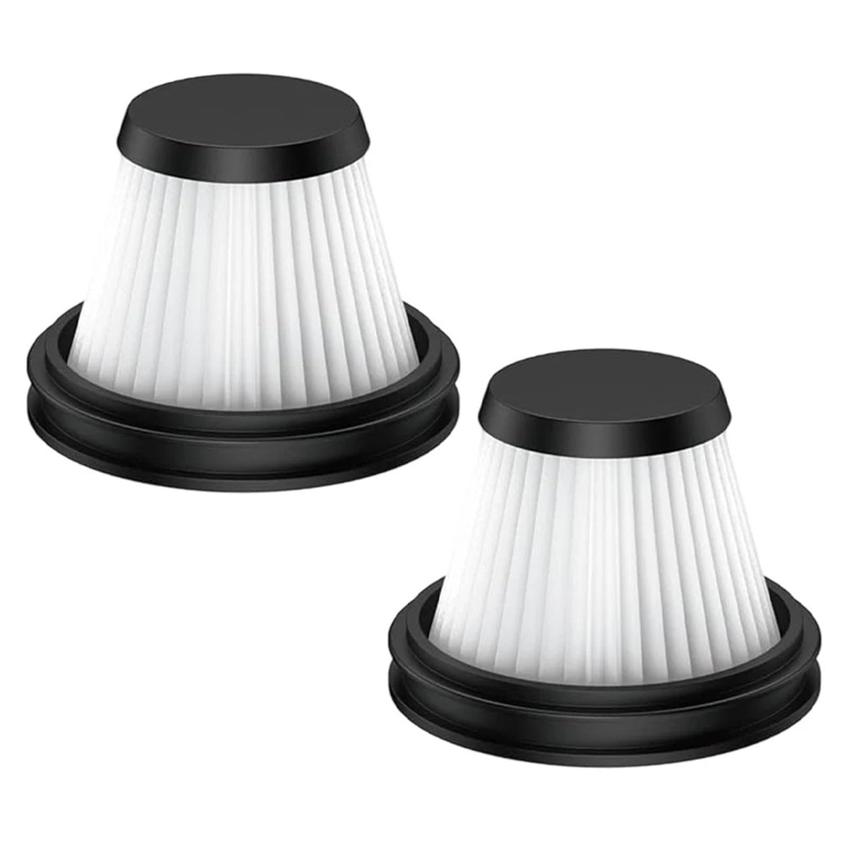 Reliable Daily Use 2/4pcs Filter Kit Car Vacuum Cleaner Filter,Compatible with Baseus A5/A5air Car 16000pa Vacuum Cleaner Household Cleaning Parts(2 PACK)