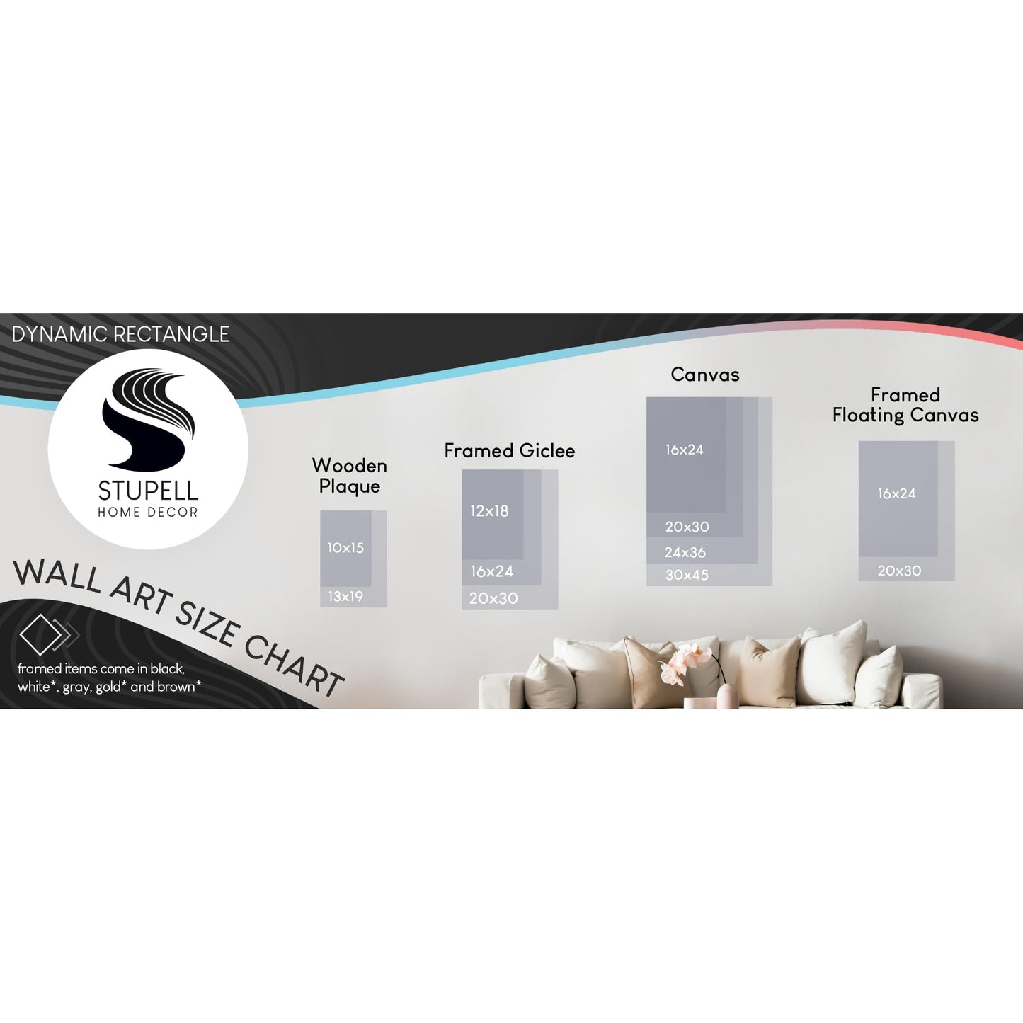 Stupell Industries Elephant & Stacked Desserts Black Framed Floater Canvas Wall Art, design by Heather Gauthier, 21 x 31