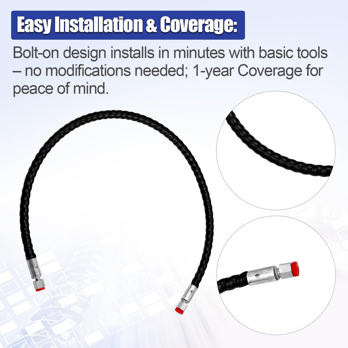 Blrack Mini Excavator Cushion Valve Kit Complete with Hydraulic Swivel Motor Buffer Valves for 1/4" Hose Systems Replace 1/4" M14x1.5
