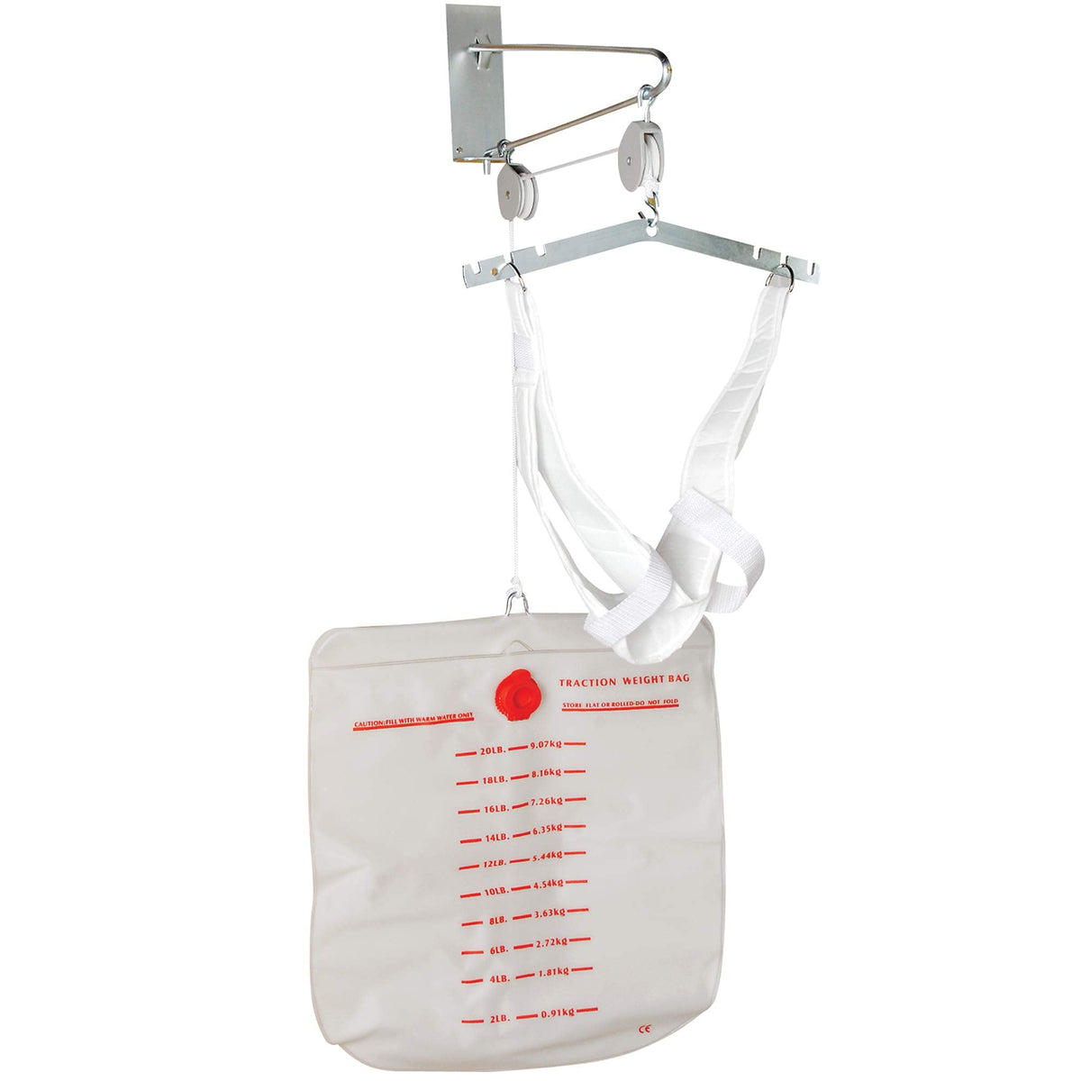 DMI Over the Door Posture Corrector and Cervical Neck Traction Device for Physical Therapy, FSA HSA Eligible Neck Stretcher, Back Stretcher, Neck Pain, Migraine Relief, Back Pain or Arthritis