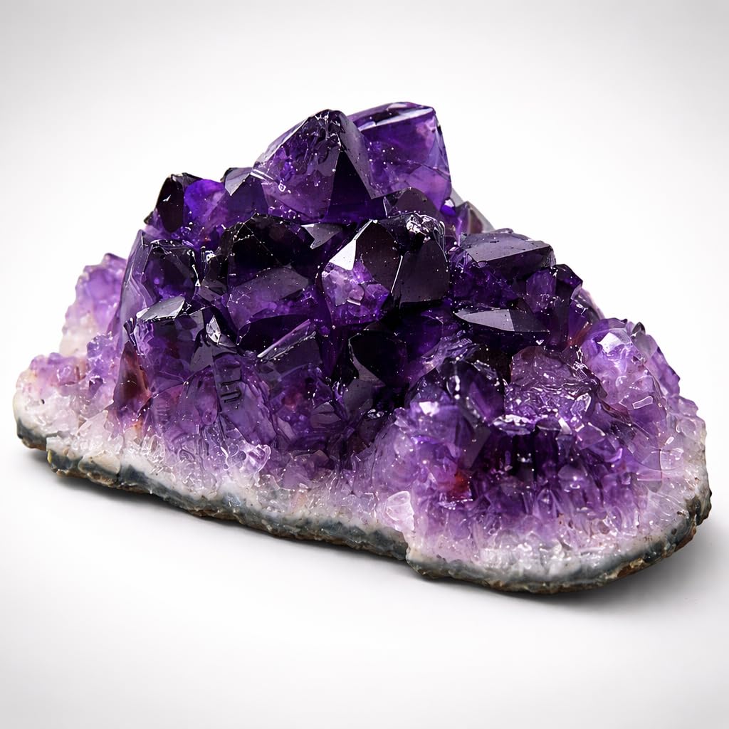 Natural Amethyst (Less Than 0.5 lb) Crystal Clusters Stone from Brazil Raw Geode Quartz - Purple Color - Mystic Stones