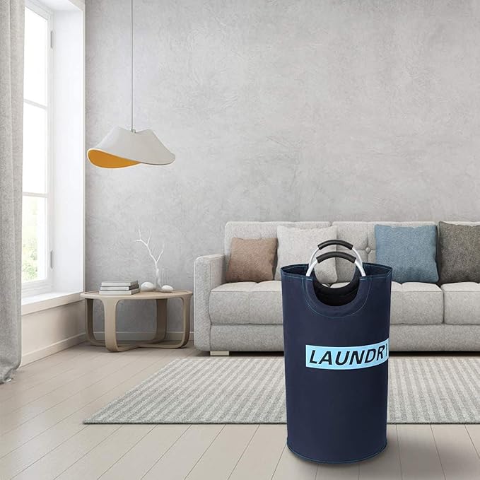 ZERO JET LAG 82L Large Laundry Basket Collapsible Fabric Hamper Tall Foldable