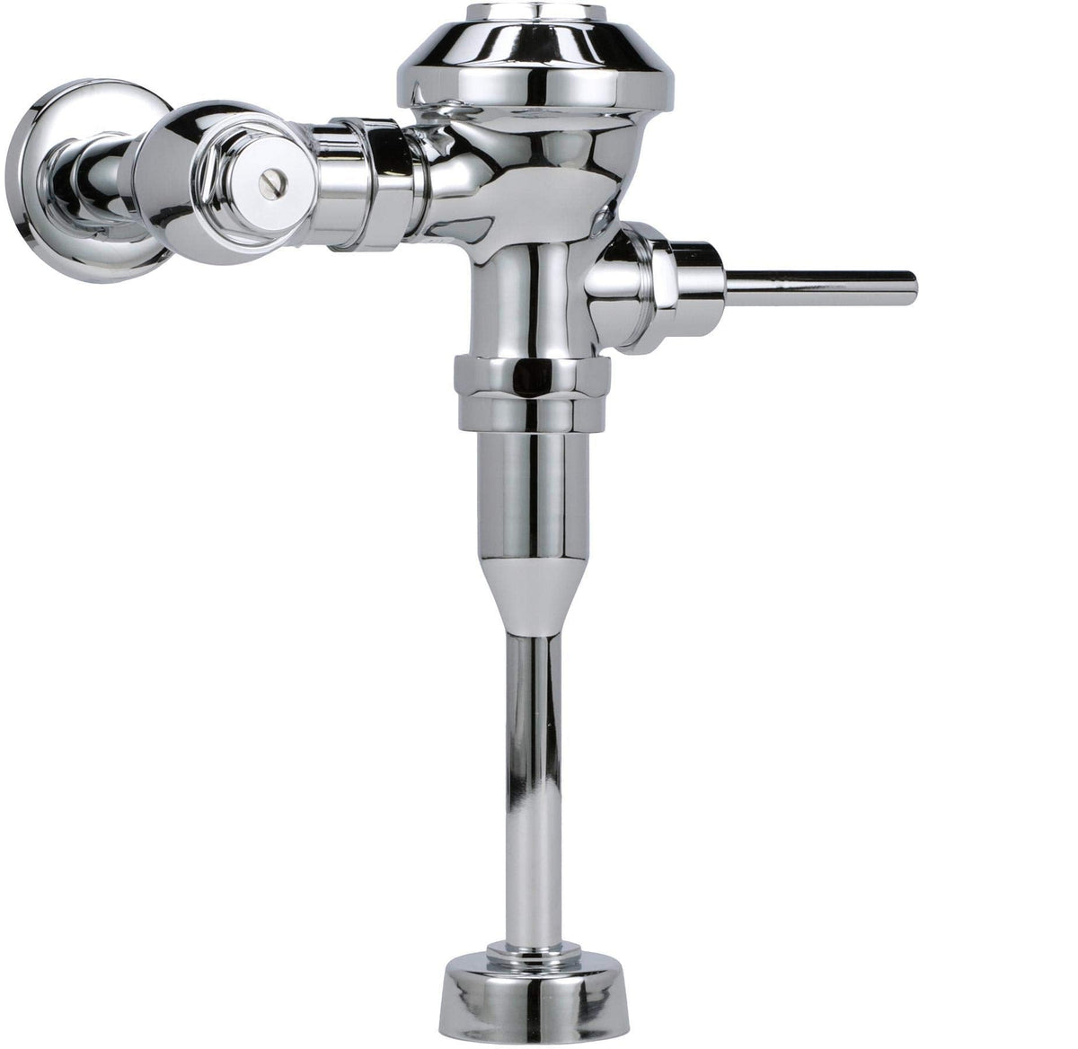 Zurn ZERK-CPM AquaSense E-Z Flush Retrofit Kit with Metal Cover, Chrome & Z6003-YB-YC Aquaflush Exposed Manual Diaphragm Flush Valve with 3.5 GPF, Sweat Solder Kit, and Cast Wall Flange in Chrome