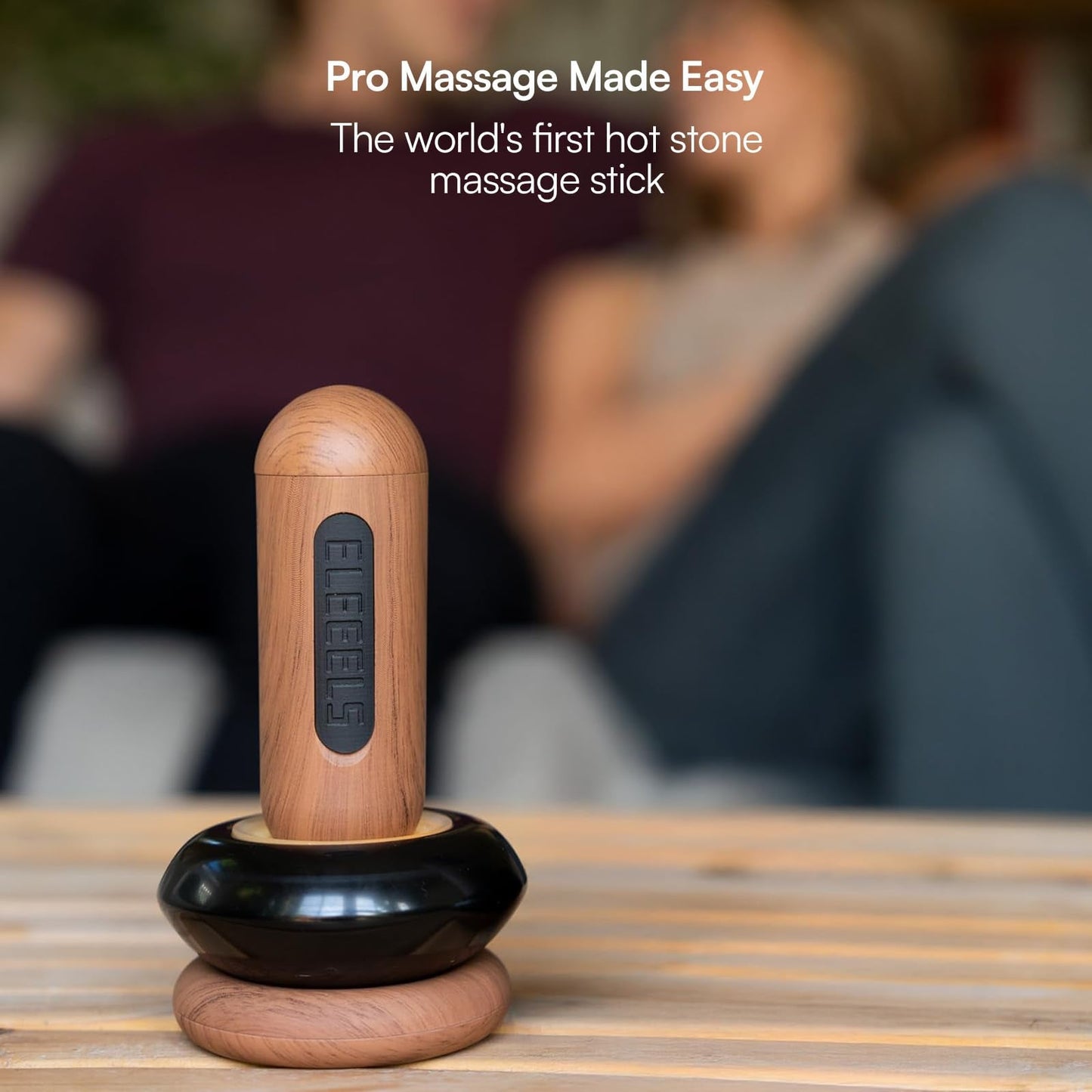 Cordless Hot Stone Massager, Portable Massage Stone Warmer with Adjustable Temperature, Electric Body Massager for Neck Back Shoulder Pain Relief & Deep Tissue Relaxation, Home Spa Therapy Tool