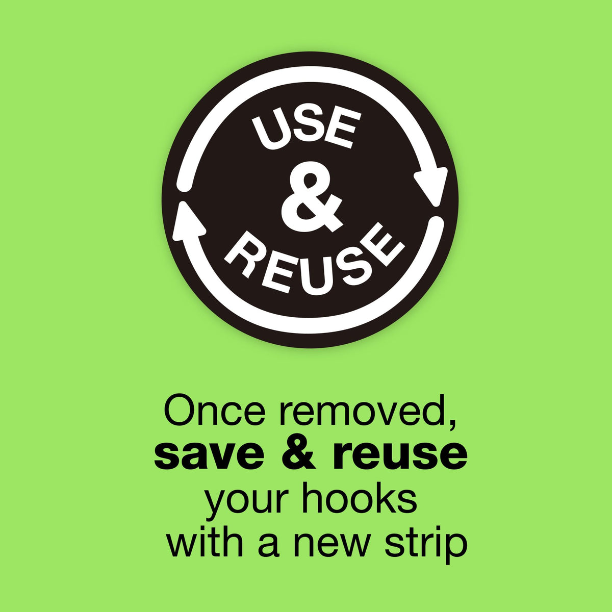 FrogTape reMOVEables Damage Free Adhesive Wall Hook - Removable Large Utility Wall Hooks for Hanging - No Nails - Holds up to 5 lbs - 6 Reusable Hooks & 12 Adhesive Strips - White (Pack of 12)