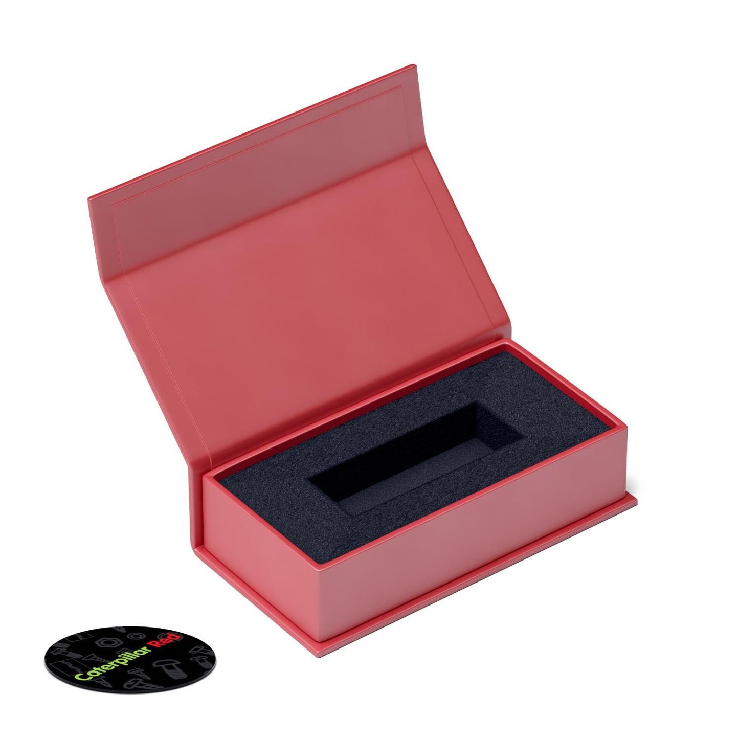 4 x Magnetic USB Presentation Gift Boxes, RED, flash drives, removable drives, Wedding USB Box, Wedding Presentation Gift Box, Photography, 4 in., Present Gift