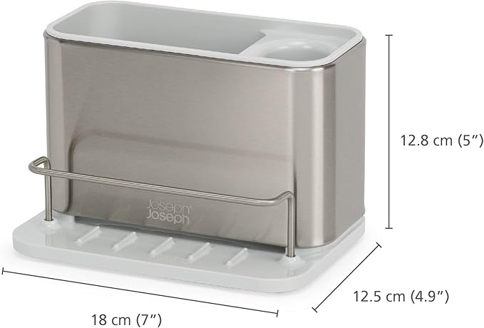Joseph Joseph Surface Stainless Steel Caddy Sink Area Organizer and Sponge