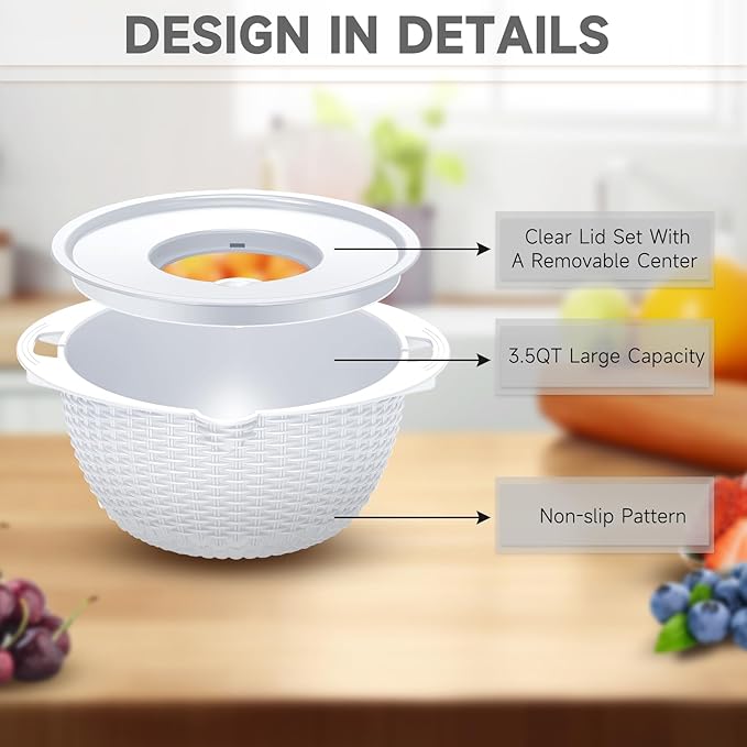 4-1 Colander with Bowl Set