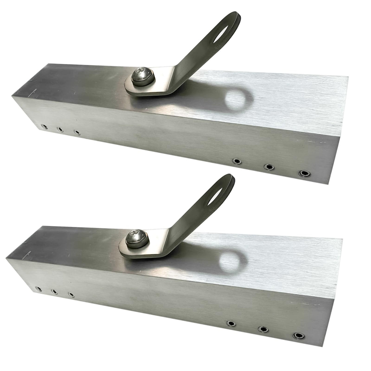 Getanye Aluminum Standing Seam Roof Clamp Anchor with 360°Swivel Point, 5000lbs Breaking Strength Reusable Roof Anchor, Fall Protection Standing Roofing Kits