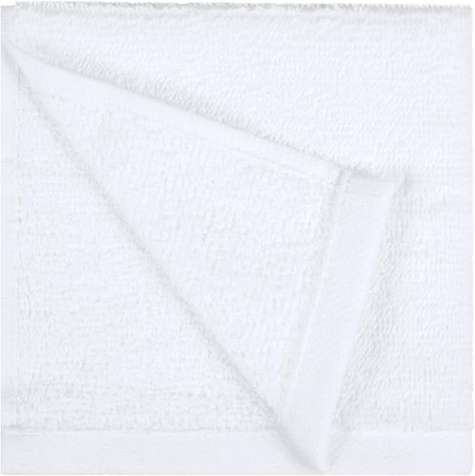 Amazon Basics Fast Drying Cotton Washcloths