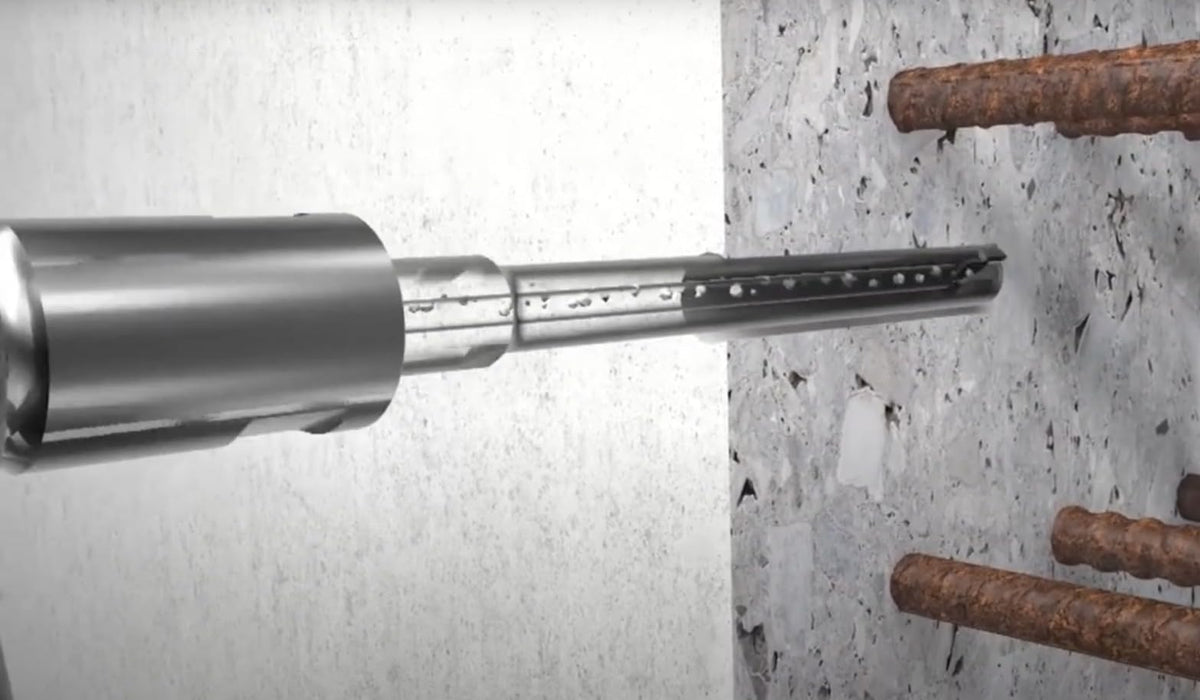 Drill America 5/8" X 23-5/8" SDS-Max Multicut Dust Extraction Drill Bit