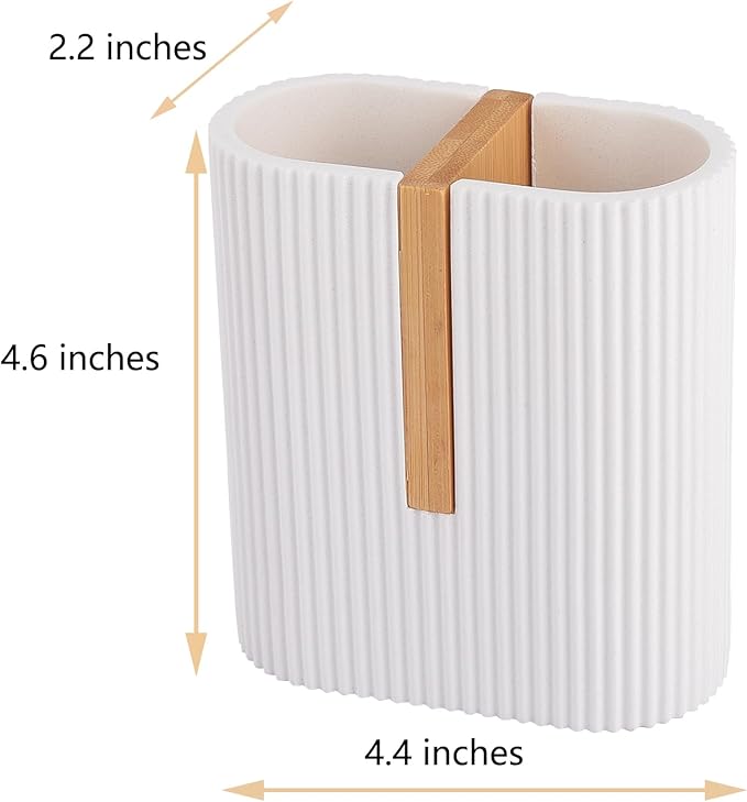 rejomiik Matte White Toothbrush Holders Electric Toothbrush Holder