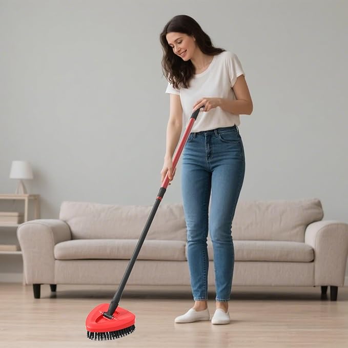 Upgraded Spin Mop Replacement Scrub Brush Heads Compatible
