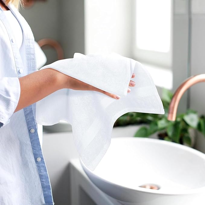 24 Pack Premium Hand Towels – 100% Cotton, Soft & Highly Absorbent – 16x27