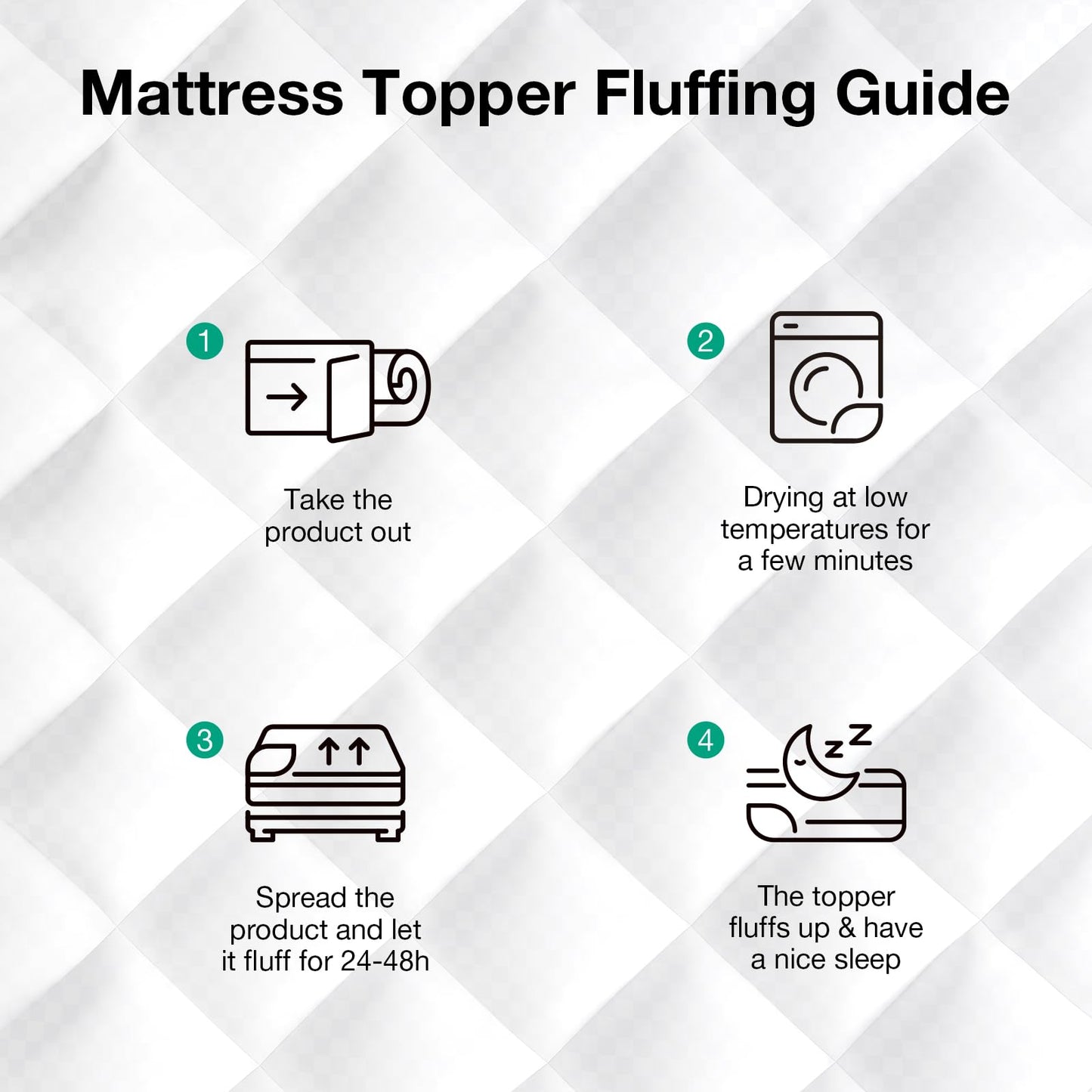 Novilla Queen Mattress Topper, Extra Thick Pillow Top Mattress Pad, Down Alternative Fill Breathable Cover, 8-21" Deep Pocket Soft Bed Topper for Back Pain Relief