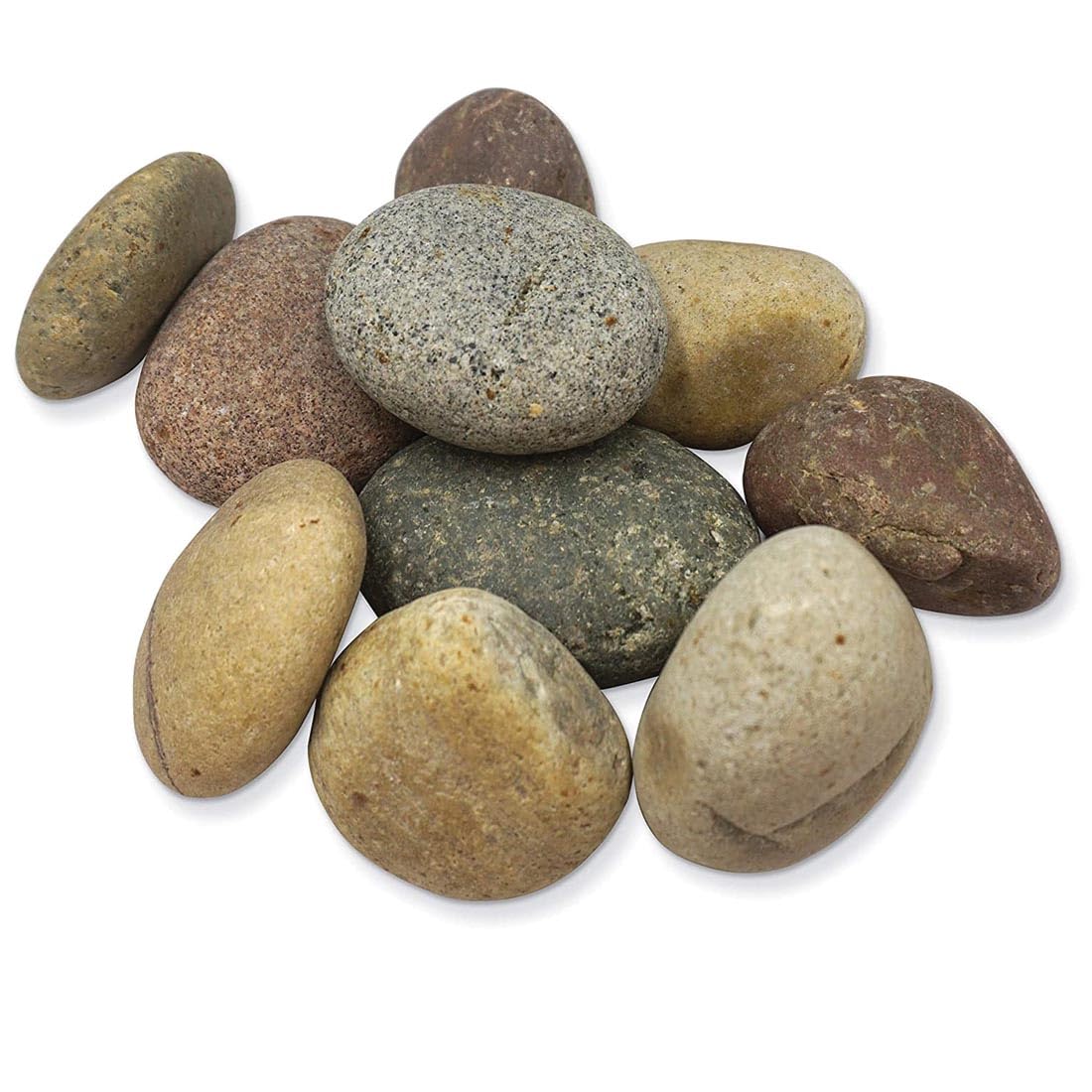 Creativity Street Craft Rocks, Assorted Natural Colors 10