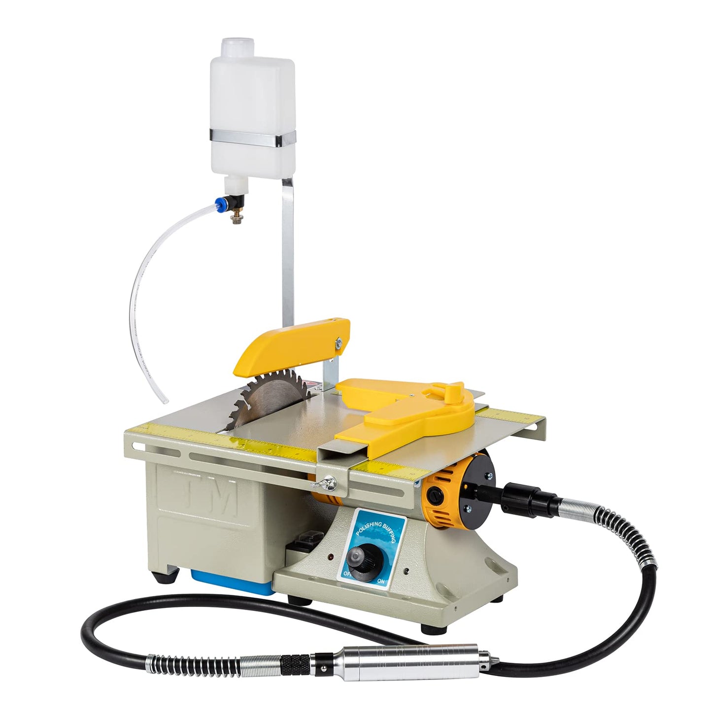 Upgrade Lapidary Saw, 110V Wet Saw for Stone Cutting, Mini Bench Table Saw, Precision Lapidary Equipment for Drilling Crafts, Left Benchtop