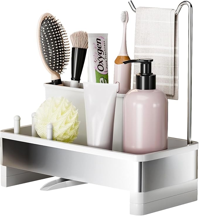 Ewaiira Stainless Steel Sink Caddy, Sponge Holder
