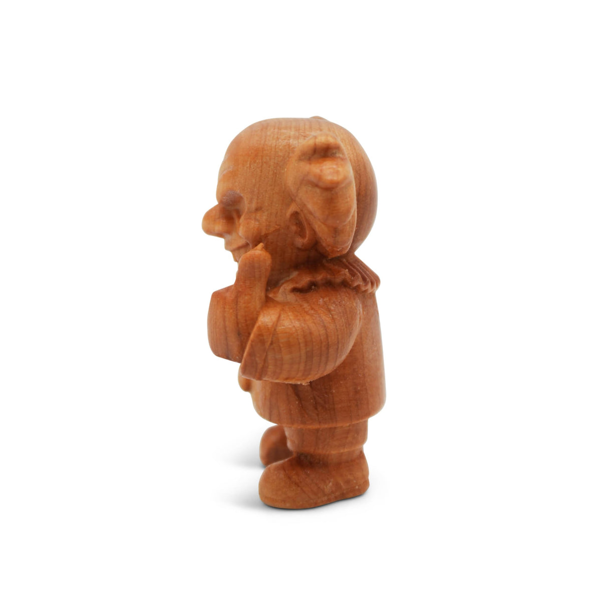 GOOFBALLS Mini Wooden Figurine – Funny Desk Toy, Cute, Quirky Collectible, Unique Gift for Office or Home Décor Shelf Display - Creepy Clown