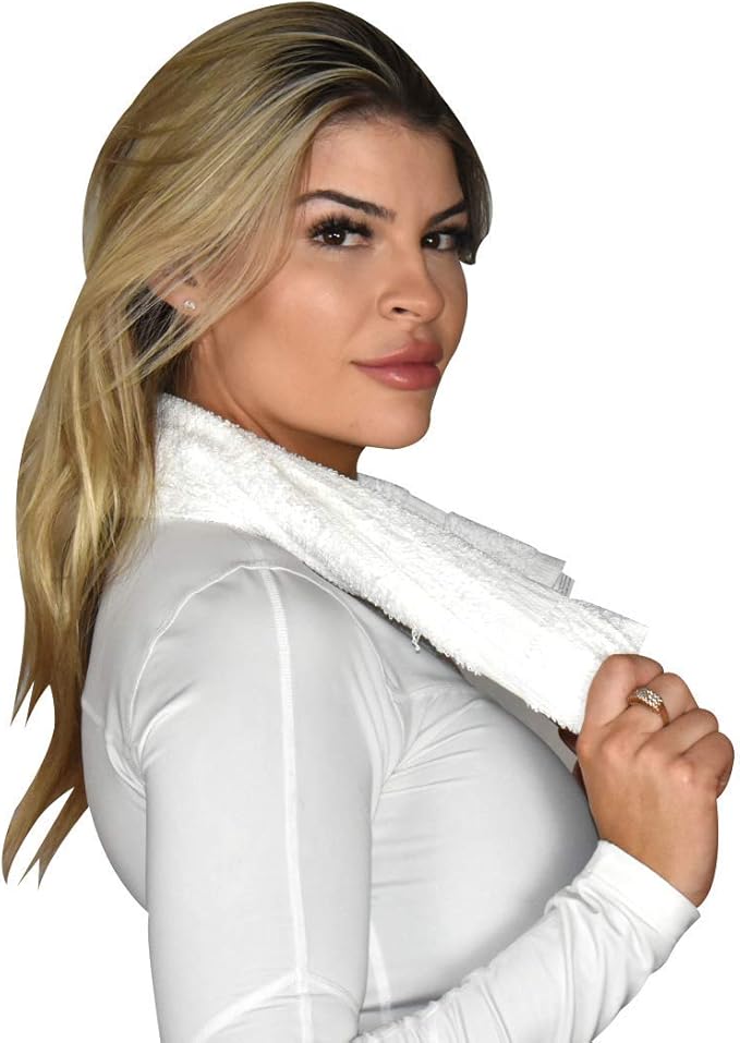White 16x27 Inch Cotton Blend Economy Hand Towels Salon/Gym/Hotel Super use
