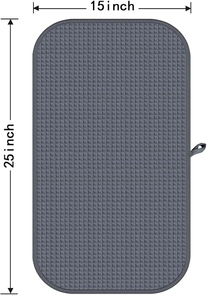 HOMEXCEL 4 Pack Microfiber Gym Towels Grey Fitness Towels Ultra Soft, Highly