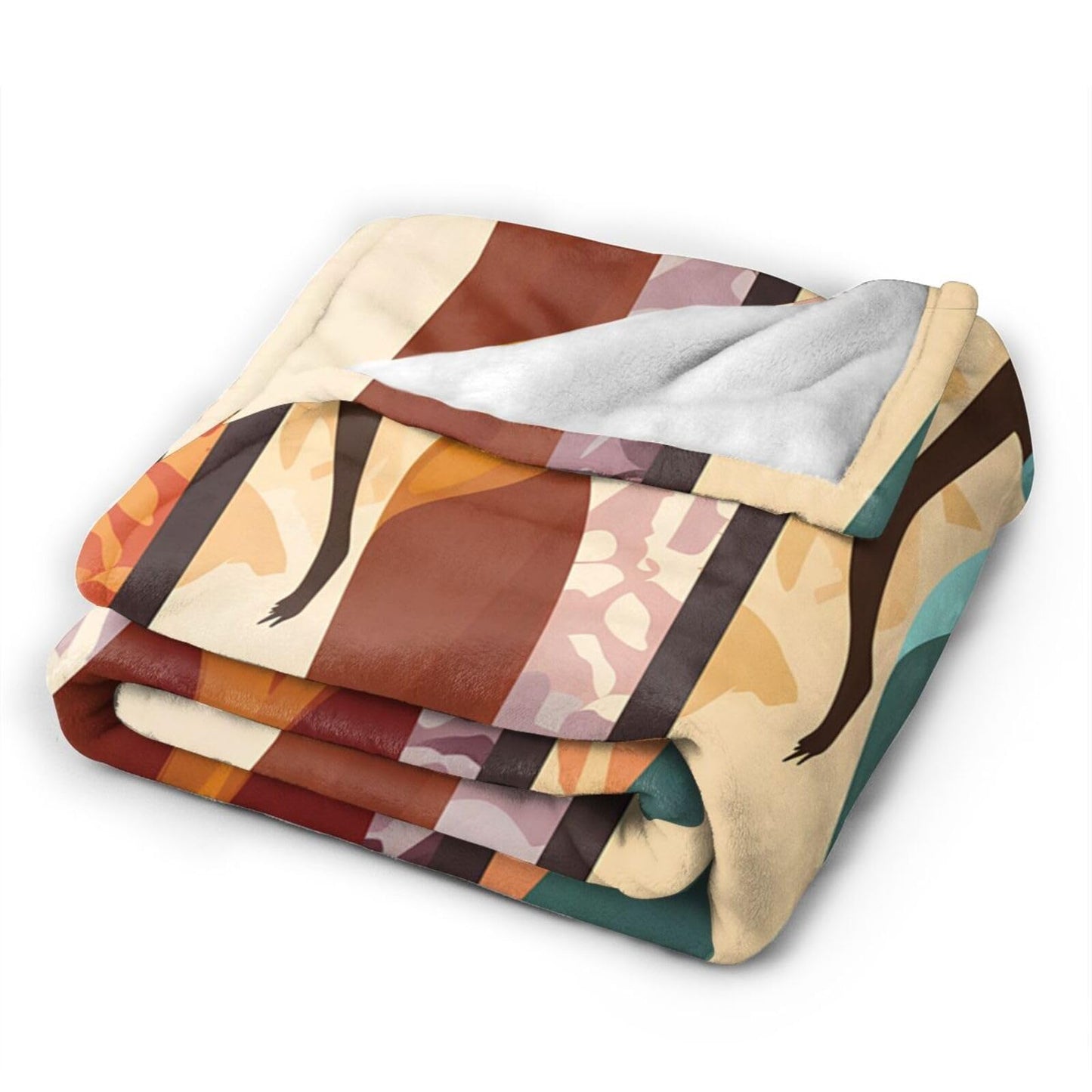 Ouqiuwa Black Women Throw Blanket African Girls Plush Microfiber Flannel Fleece Blanket 50"x40" for Bed Sofa Couch Camping Travel